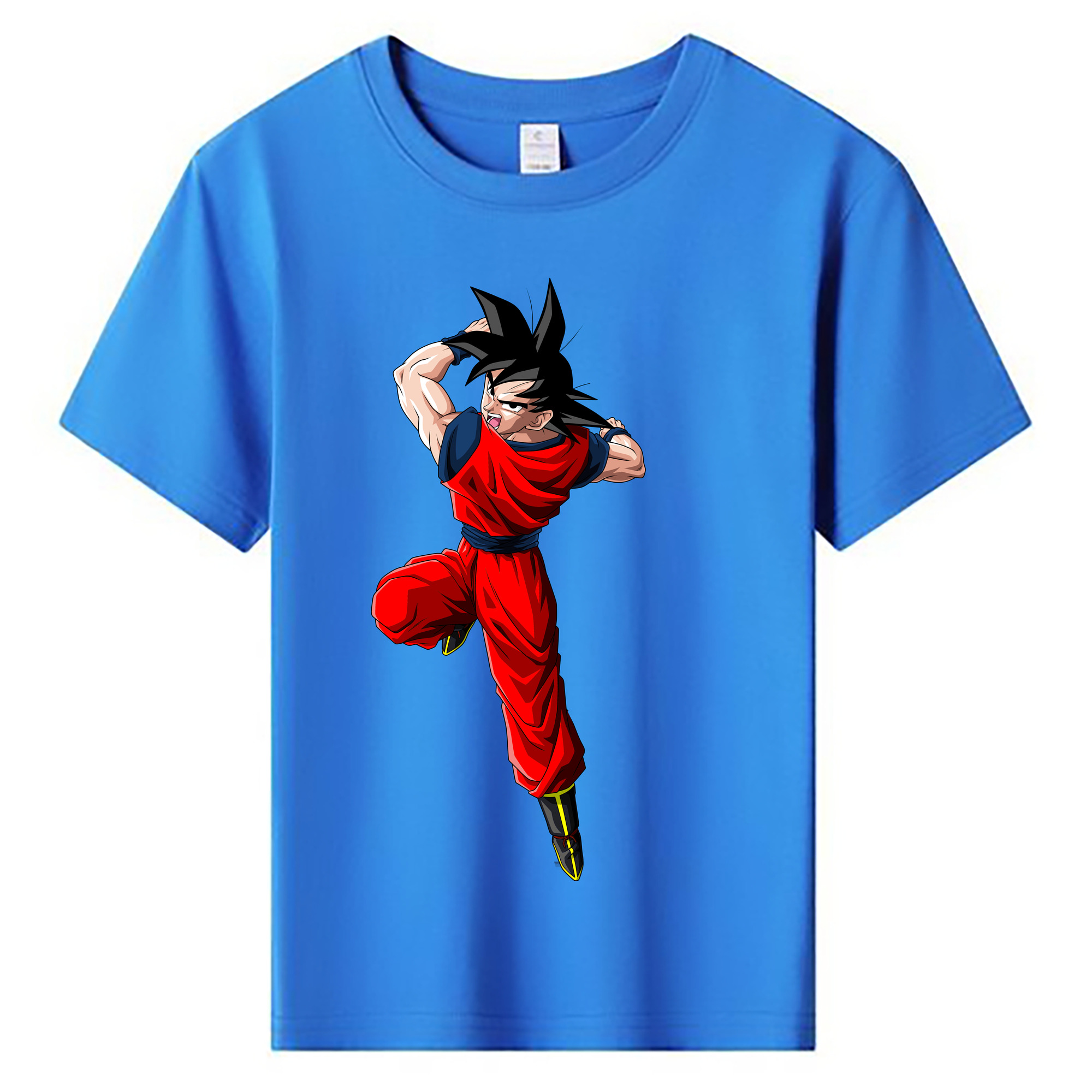 （画像用） ドラゴンボール 孫悟空（そん ごくう）Son Goku カカロット DRAGON BALL Kakarotto 綿100％キッズTシャツ（フロントプリント）